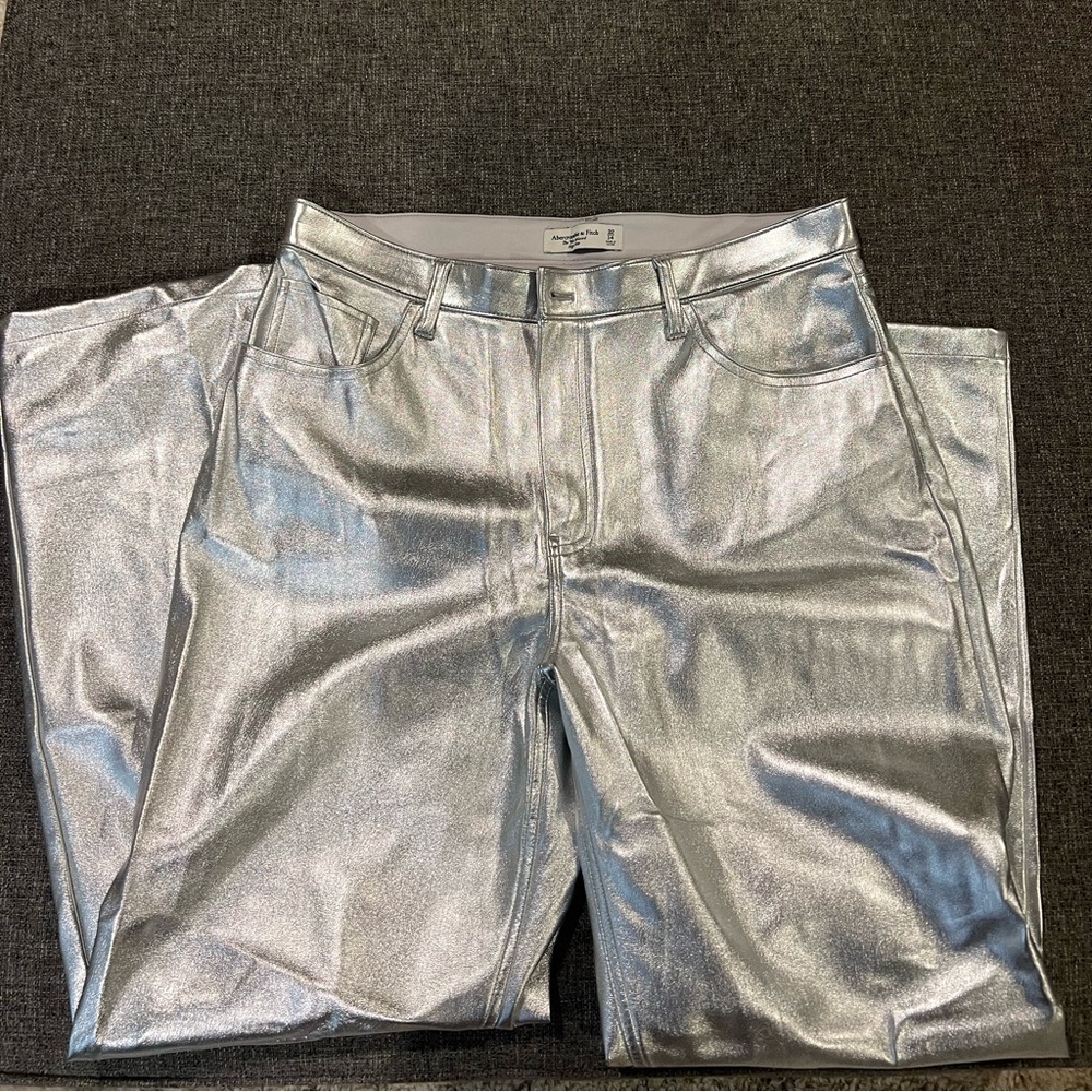 Silver Abercrombie Pants